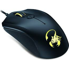 GENIUS MOUSE SCORPION M6-600, WIRED, USB, OPTICAL, GAMING, BLACK/ORANGE, 2YW.