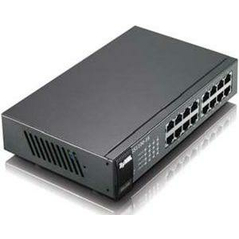 ZYXEL SWITCH GS1100-16, 16 PORTS 10/100/1000Mbps, ENTERPRISE LAN SWITCH, RACKMOUNT, 2YW.