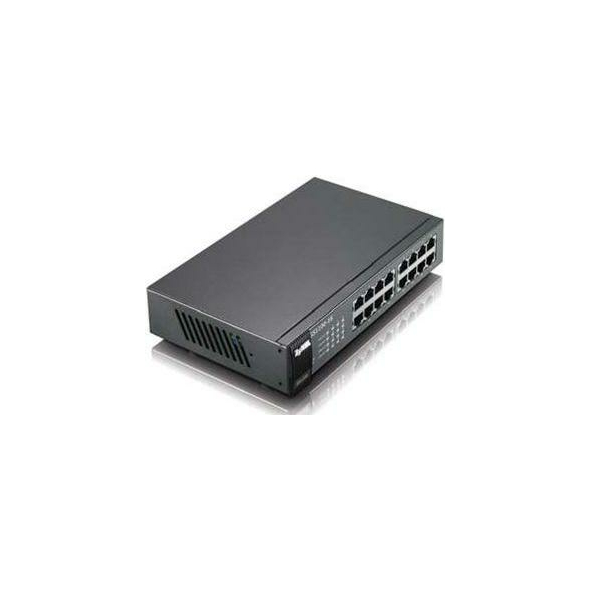 ZYXEL SWITCH GS1100-16, 16 PORTS 10/100/1000Mbps, ENTERPRISE LAN SWITCH, RACKMOUNT, 2YW.